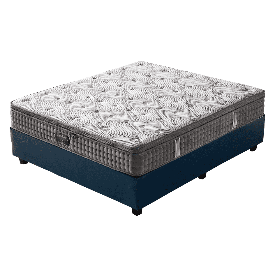 High quality Euro top style latex foam sleep comfortable pocket spring mattress