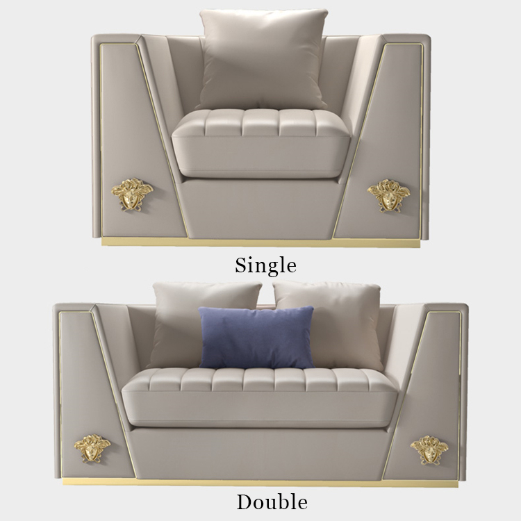 Medusa modern living room comfort fashionable luxury sofa sets for home 