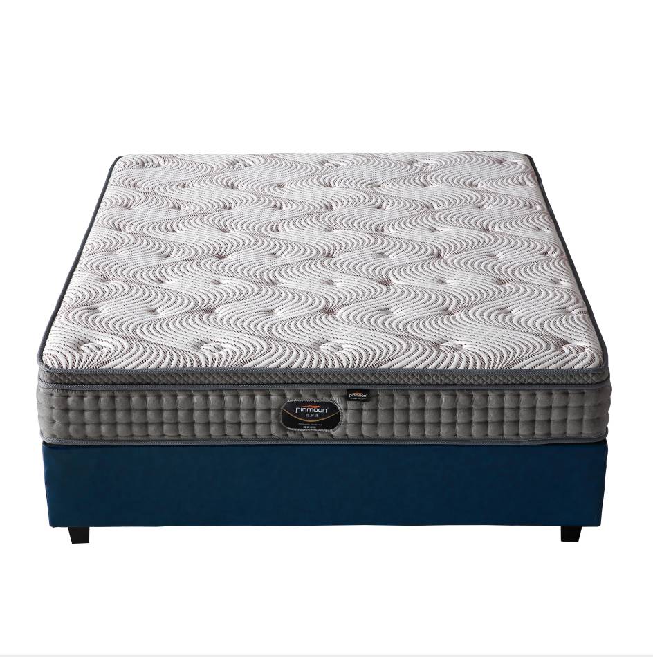High quality Euro top style latex foam sleep comfortable pocket spring mattress