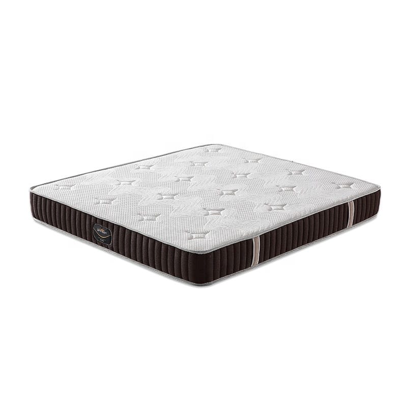 5 star hilton hotel gel memory foam mattress with star patten
