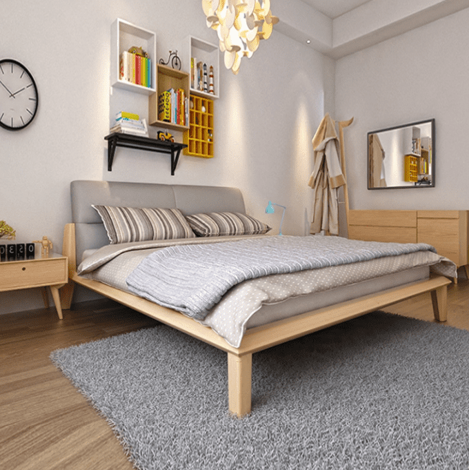 wooden beds