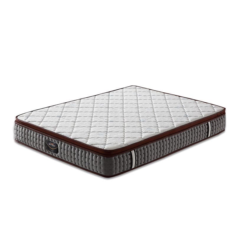 Rolled up sleepwell pocket spring gel memory foam mattress in a box