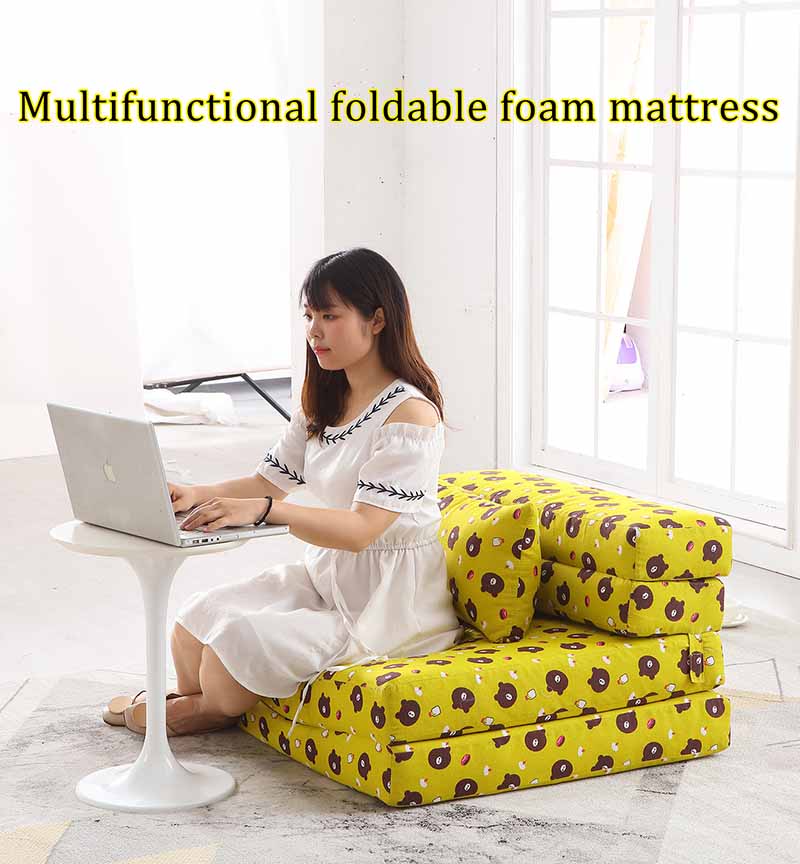 Multifunctional folding foam mattress
