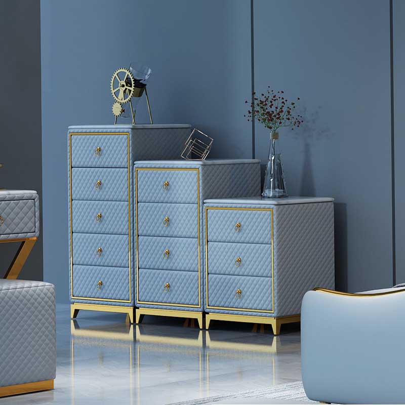 Royal golden king size luxury master bedroom furniture set