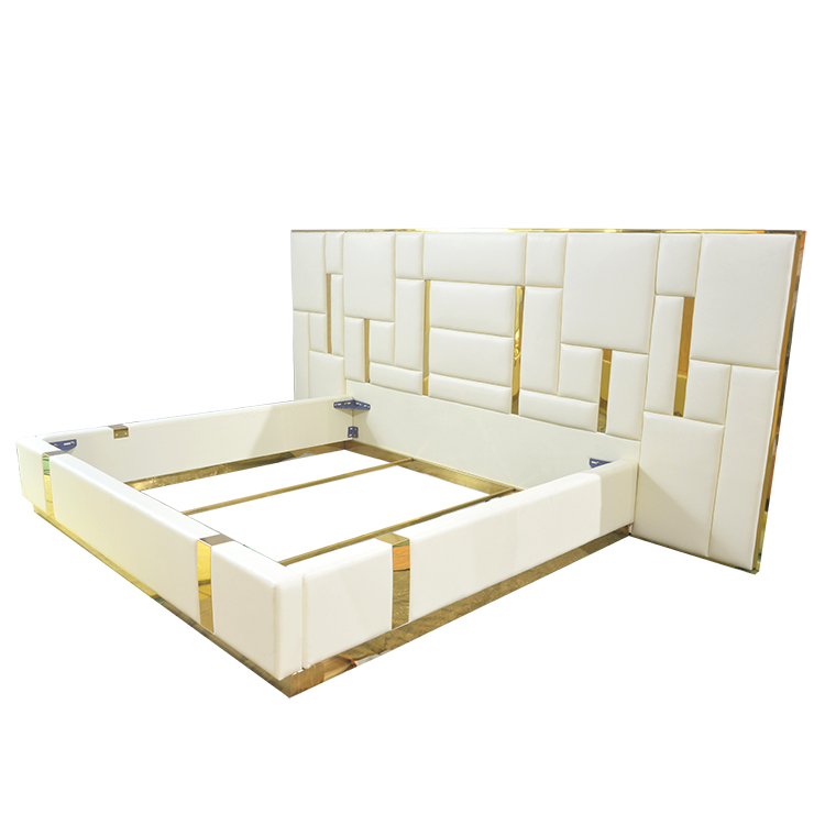 How do YEXUAN FURNITURE produce the super luxury beds with long headboard