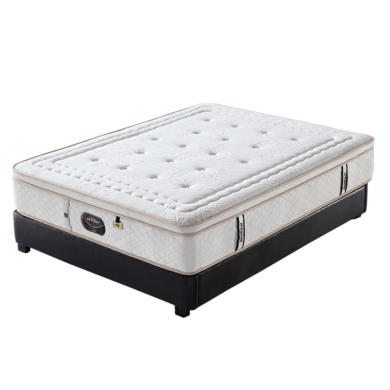  Kitted fabric convoluted foam pocket spring mattress 2021