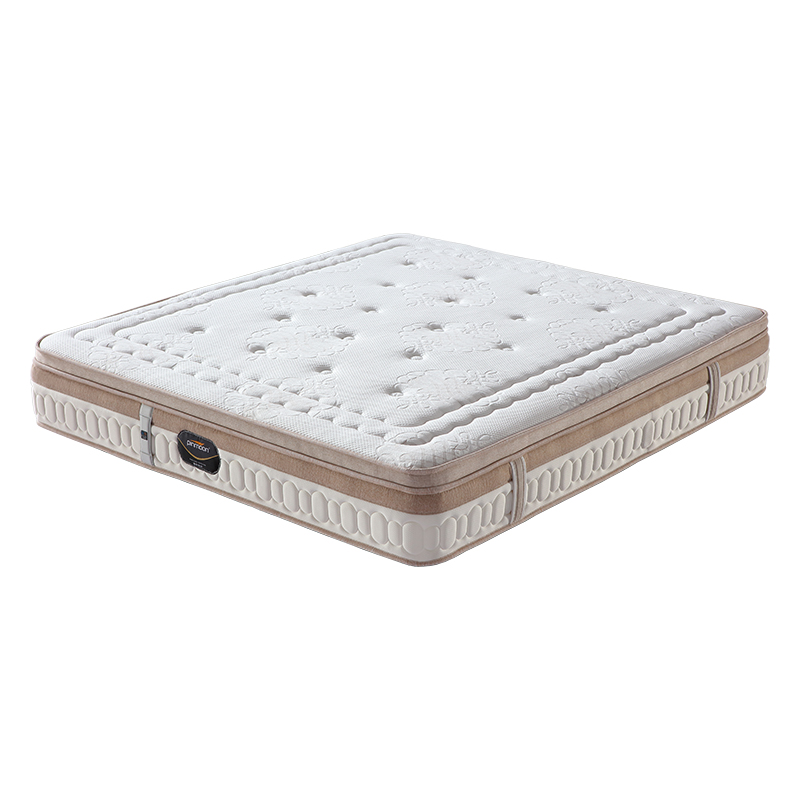  Kitted fabric convoluted foam pocket spring mattress 2021