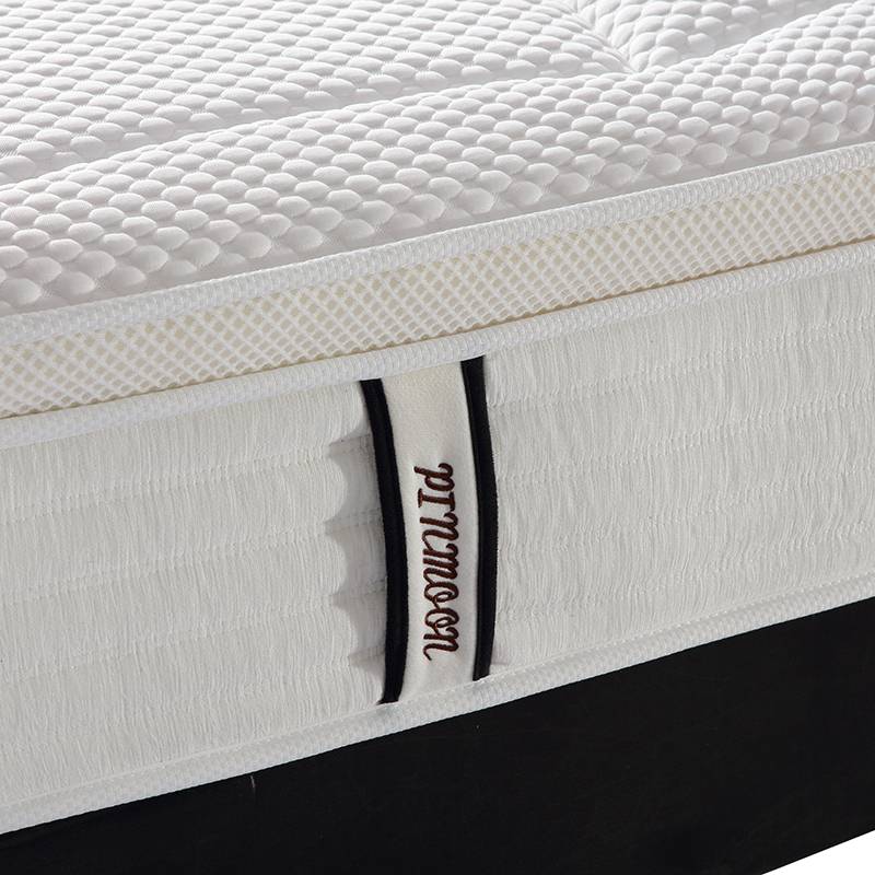 Ice silk cotton fabric memory foam pocket spring mattress new design