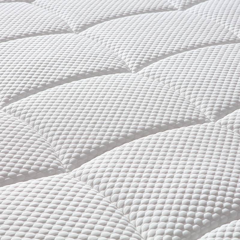Ice silk cotton fabric memory foam pocket spring mattress new design