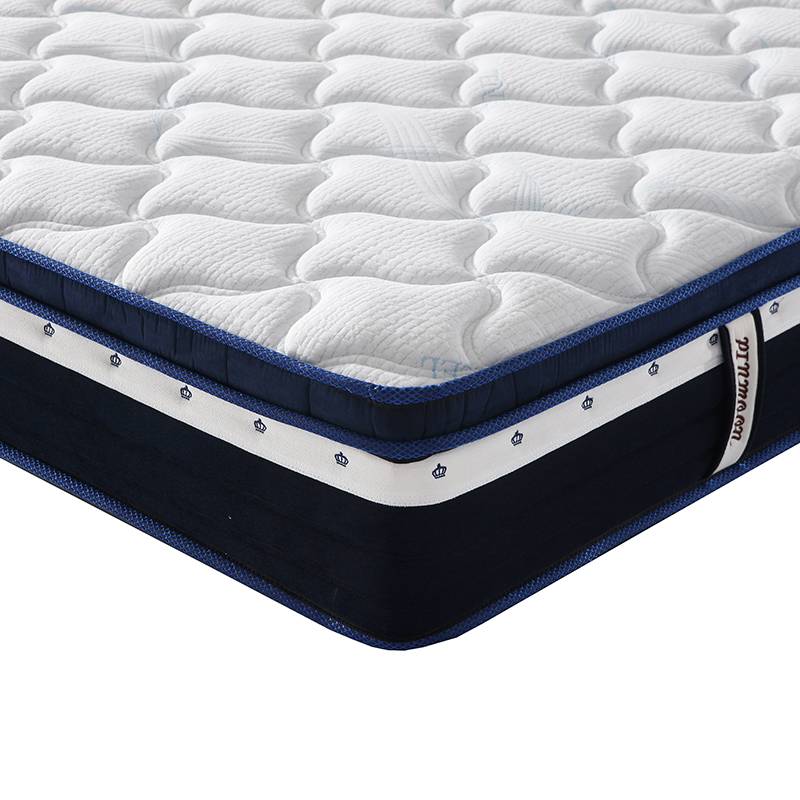 Hotel home use waterproof pocket spring euro top orthopedic memory foam mattress
