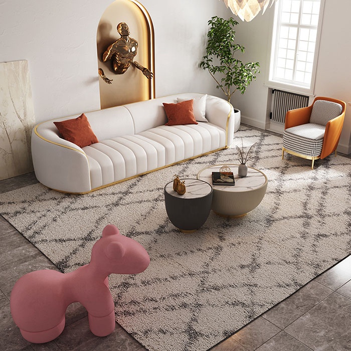 Amazon hot sale ODM italian 4 seatersmodern luxury leather sofa living room 