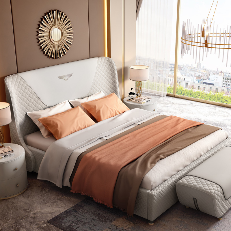 yexuan promotional luxury beds with quilted foam