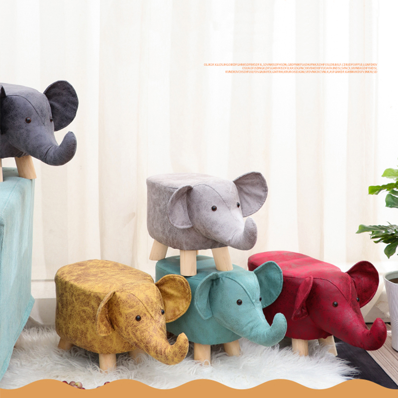 Chair Gifts Animal Ottoman Footrest Stool Kids Footstool Elephant Stool