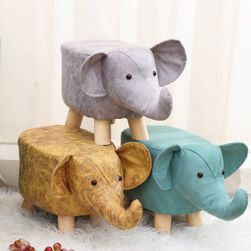 Chair Gifts Animal Ottoman Footrest Stool Kids Footstool Elephant Stool