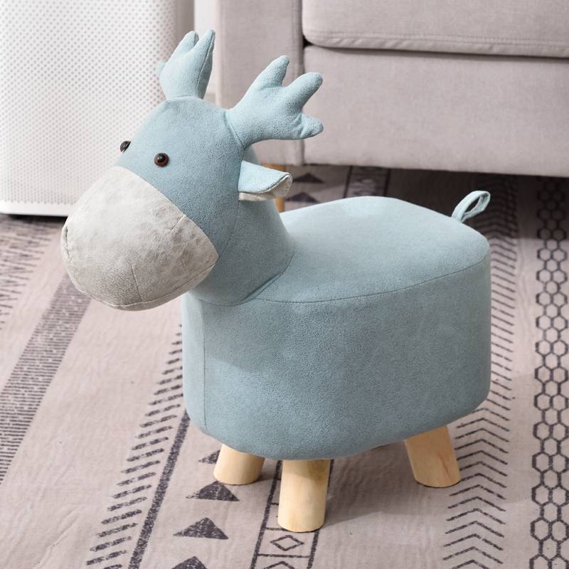 Modern design animal series ottoman stool for kids and children