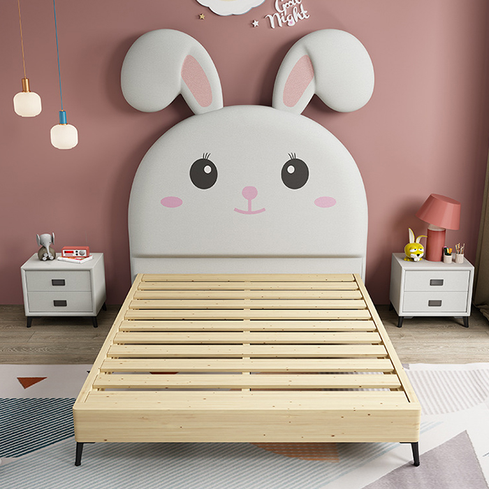 Cute and adorable solid wood children bed