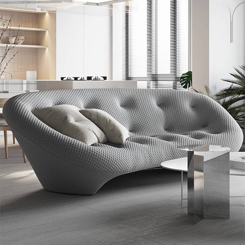 Italian minimalism creative custimzed fabric color sofa set furniture design