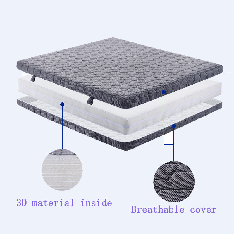 Folding Thin Breathable 3D mesh fabric air mattress