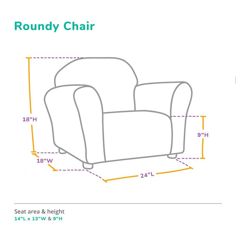 Eco-friendly fabric children's sofa
