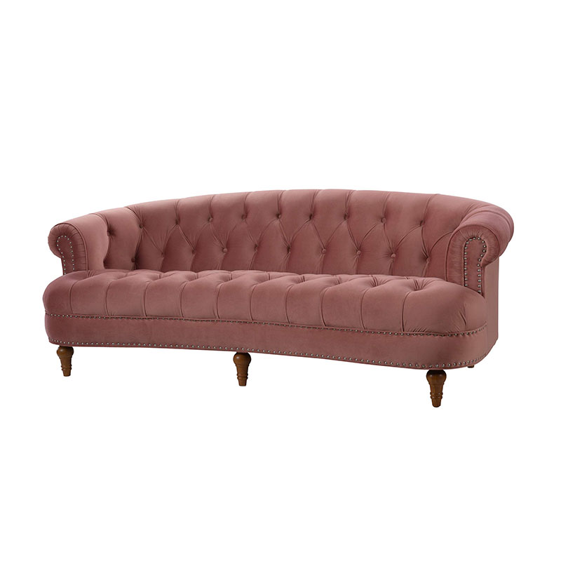 light luxury european style velvet sofa