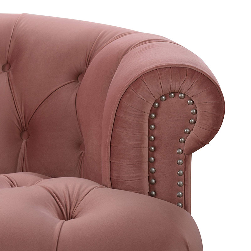 light luxury european style velvet sofa