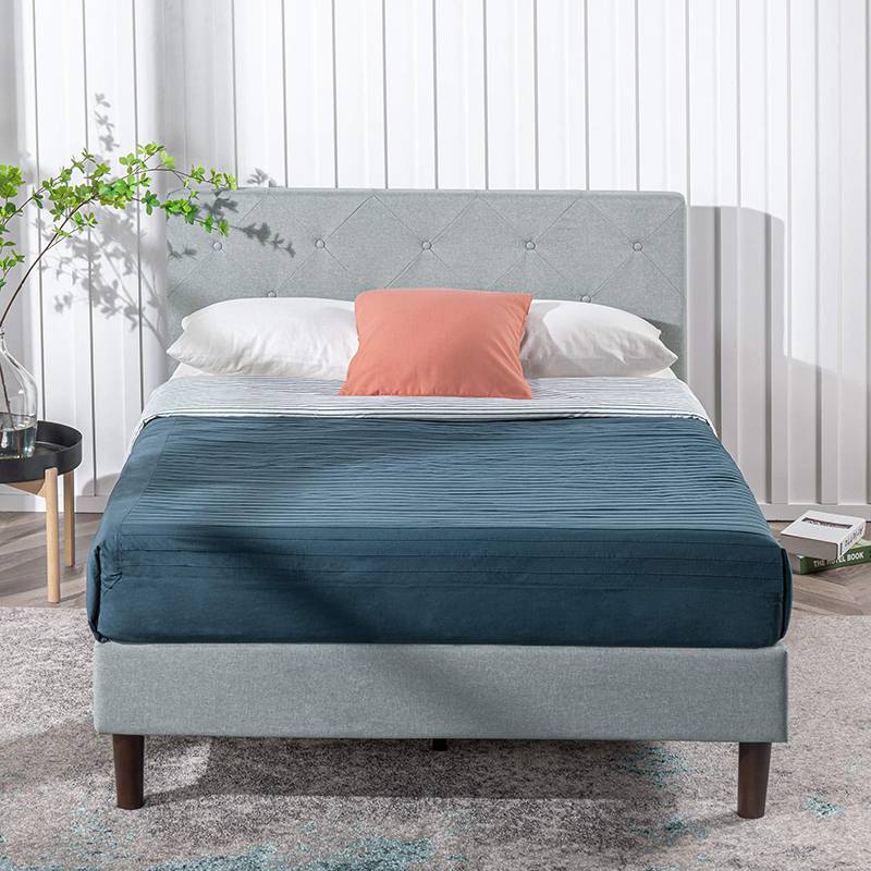Simple and elegant Upholstered Platform Bed Frame