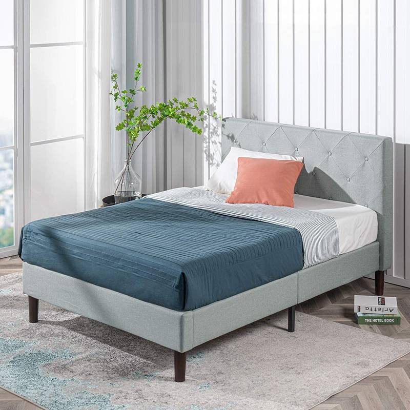 Simple and elegant Upholstered Platform Bed Frame