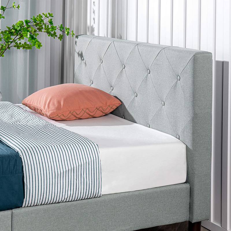 Simple and elegant Upholstered Platform Bed Frame