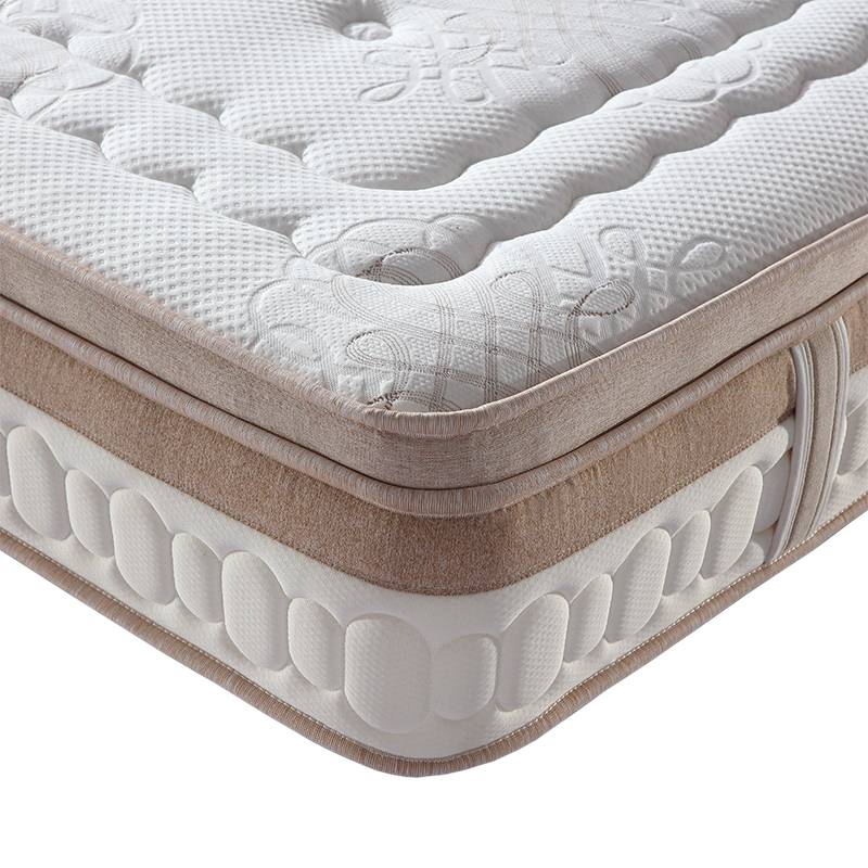 Pinmoon Double Twin Euro Top Cooling Gel Memory Foam Box Pocket Spring Mattress