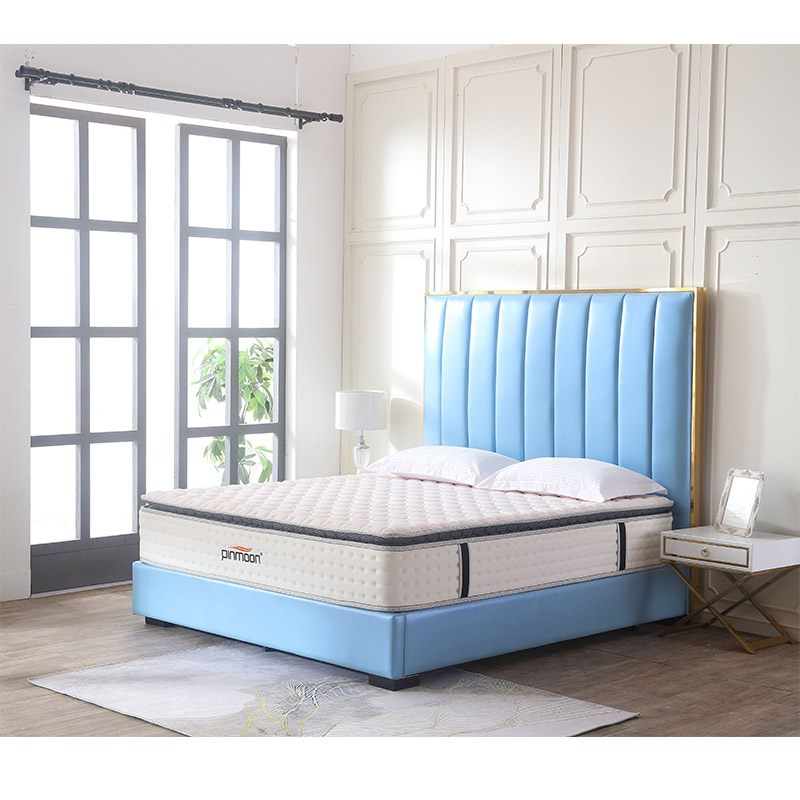 Popular bed home soft knitted fabric cover sleep well massage mattress 