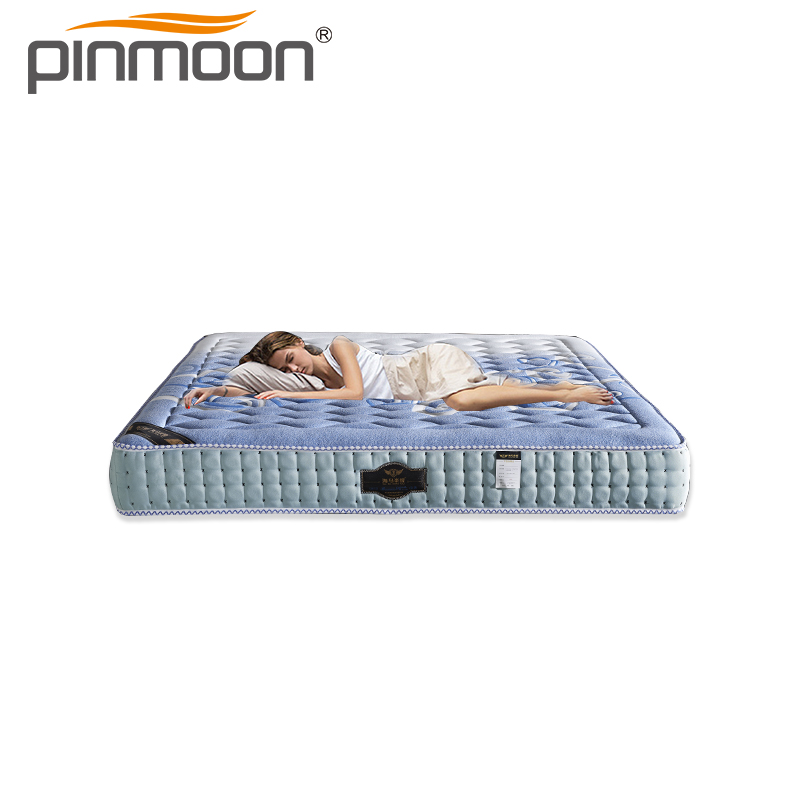 Pocket Spring Mattress In a Box King Bed Memory Foam Roll Up Vacuum Mattress