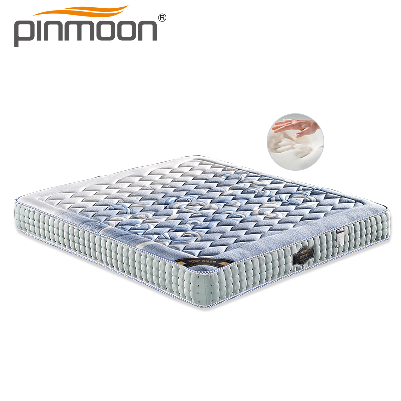 Pocket Spring Mattress In a Box King Bed Memory Foam Roll Up Vacuum Mattress