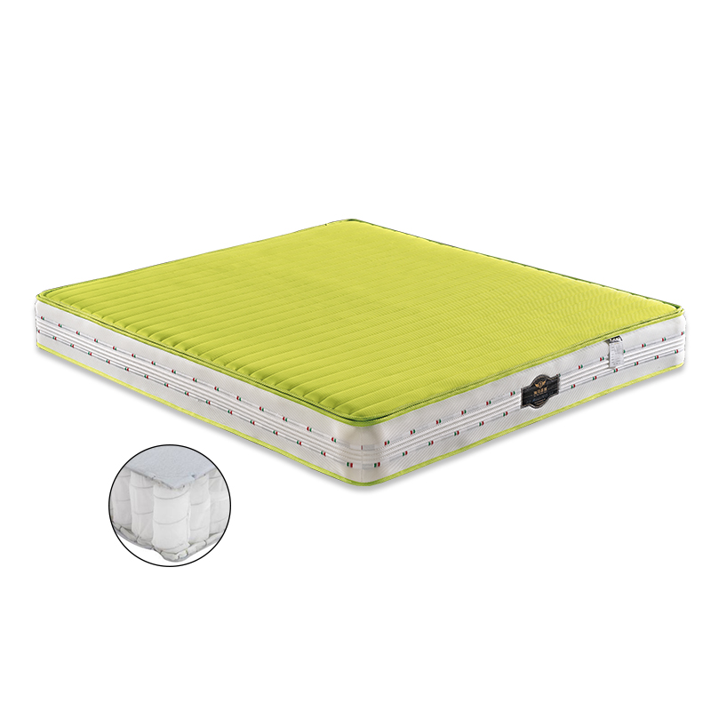 5 Zone Pocket Spring Bedroom Furniture Sleep Well Green 3D Mesh Foam Mattress 