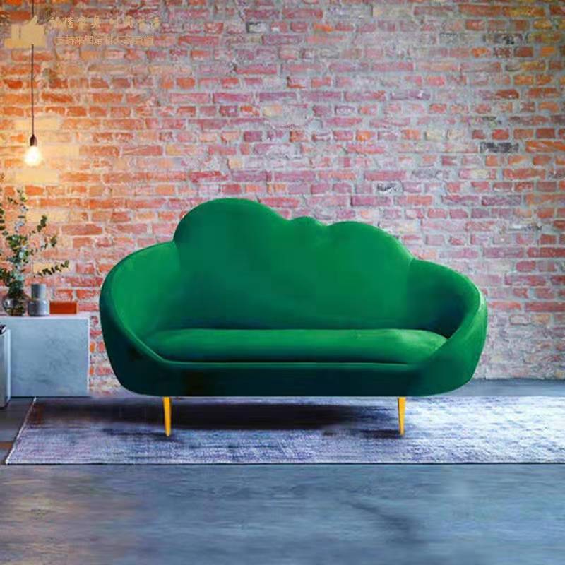 modern minimalist 3 seaters beauty shop ins cloud shape sofa