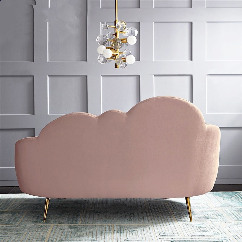 modern minimalist 3 seaters beauty shop ins cloud shape sofa