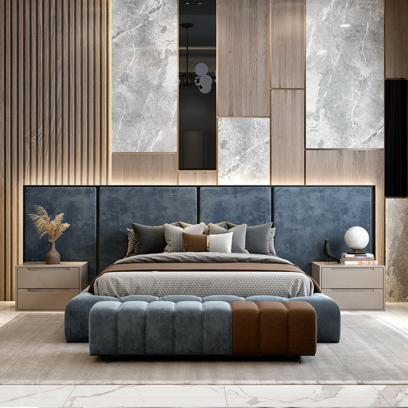 Double extra-large bed hotel bed furniture