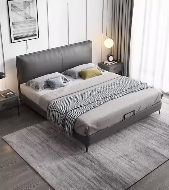King Size Pillow Headboard Alternative Acrylic Headboard Fabric Leather Bed