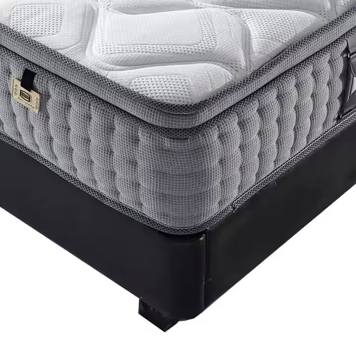 Hypo-allergenic Spring Mattress king Size Fabric Double Bed Mattress in a Box Me