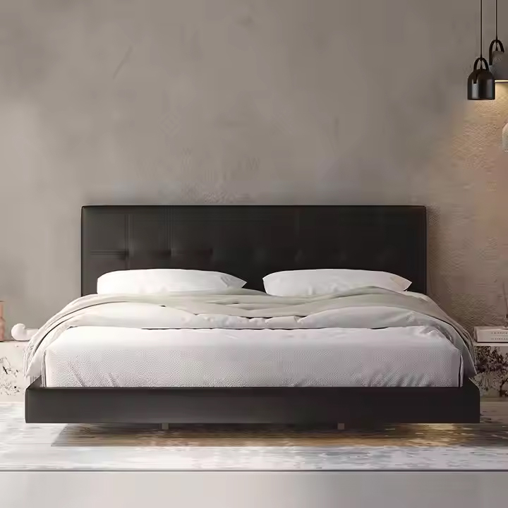 king Size Frame Bedroom Furniture Luxury Leather 1.8m Double Sets Design Platfor