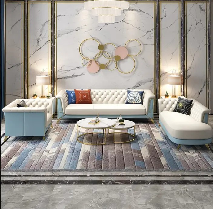 Colour Luxury Wholesale chesterfield Sofa Cama Living Room Furniture Sofa Set Sl