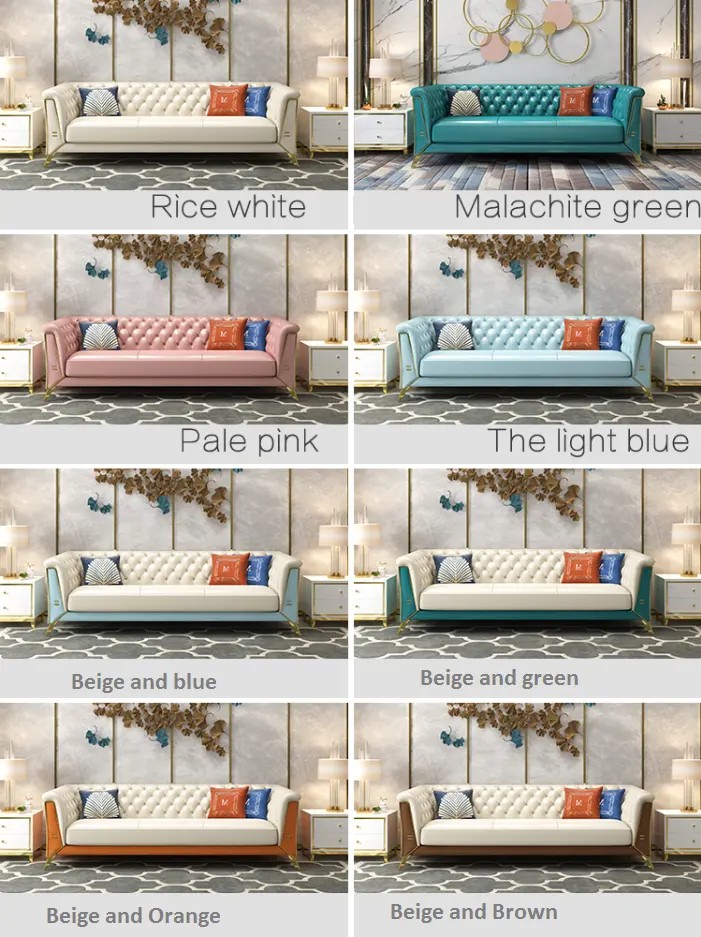 Colour Luxury Wholesale chesterfield Sofa Cama Living Room Furniture Sofa Set Sl
