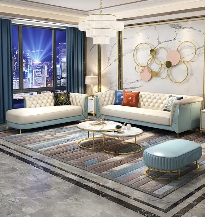 Colour Luxury Wholesale chesterfield Sofa Cama Living Room Furniture Sofa Set Sl