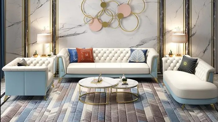 Colour Luxury Wholesale chesterfield Sofa Cama Living Room Furniture Sofa Set Sl